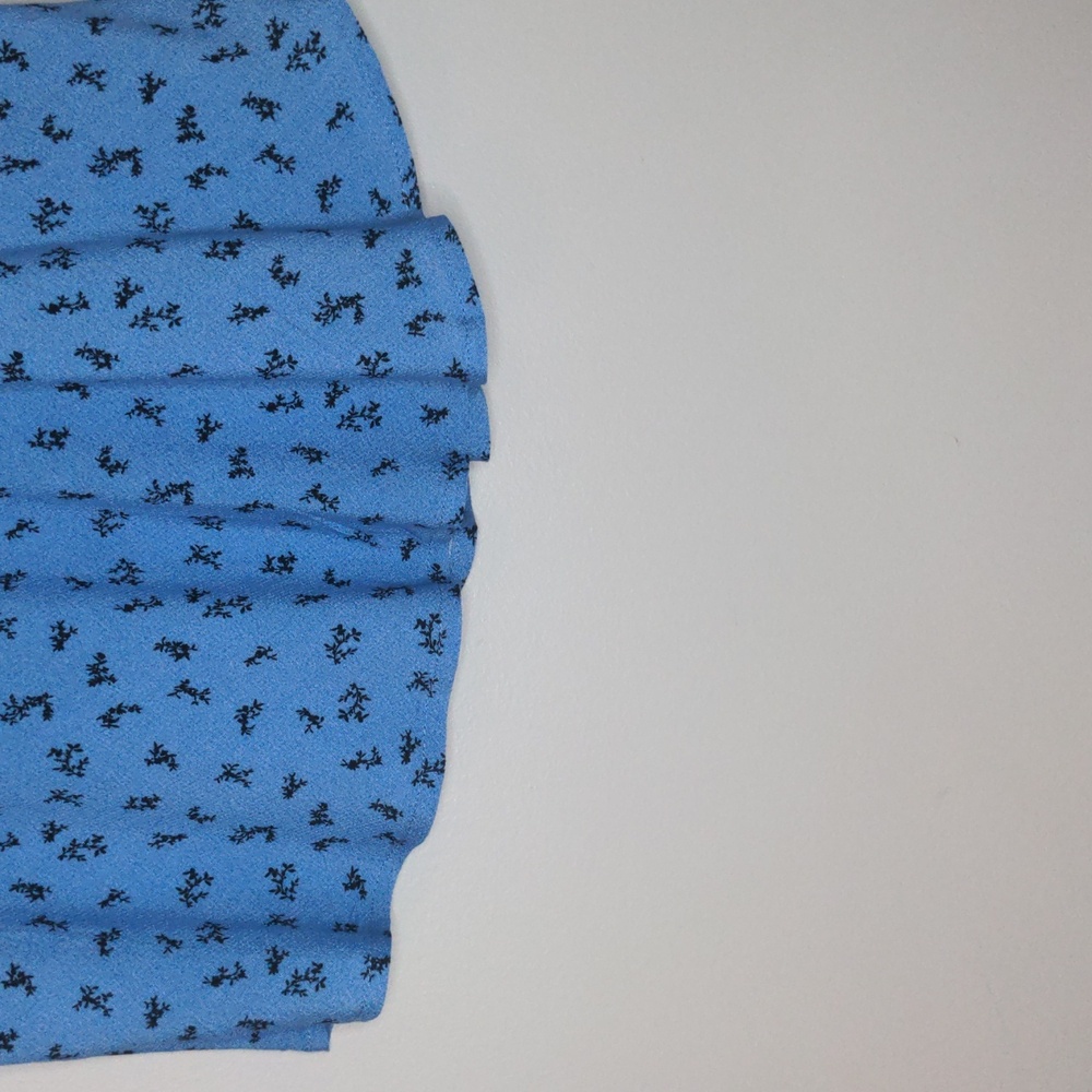 NWT✨WILD FABLE large blue black floral sleeveless slip dress - Picture 11 of 17